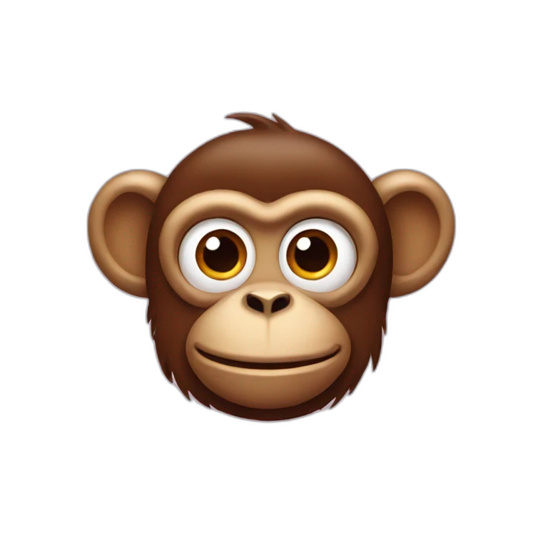 Monkey with big red butt emoji
