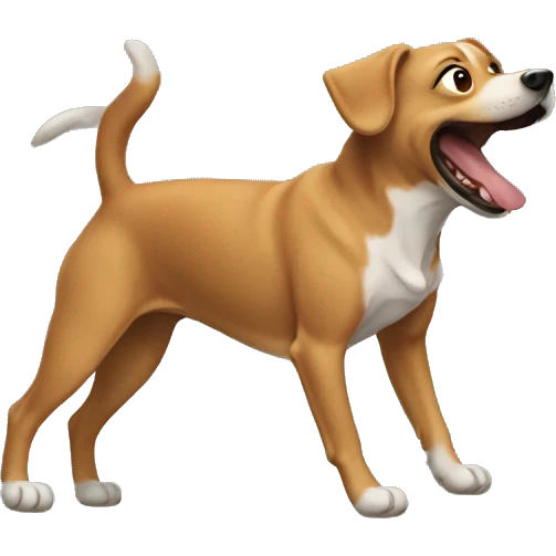 cartwheeling dog  emoji