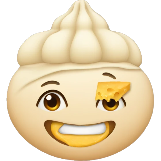 khinkali with cheese emoji