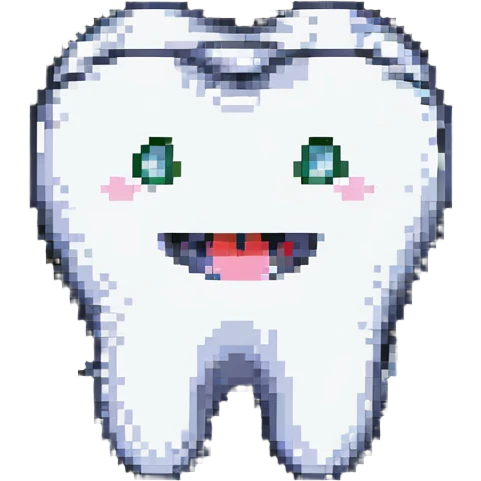 simple tooth emoji
