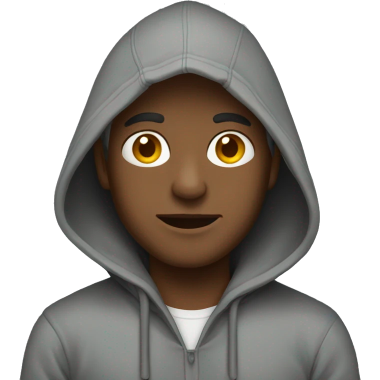 grey hoodie emoji