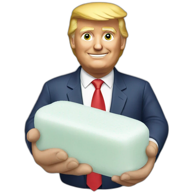 trump-holding-soap emoji