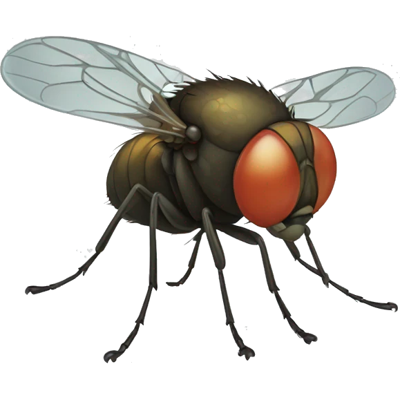 Fly lays eggs emoji