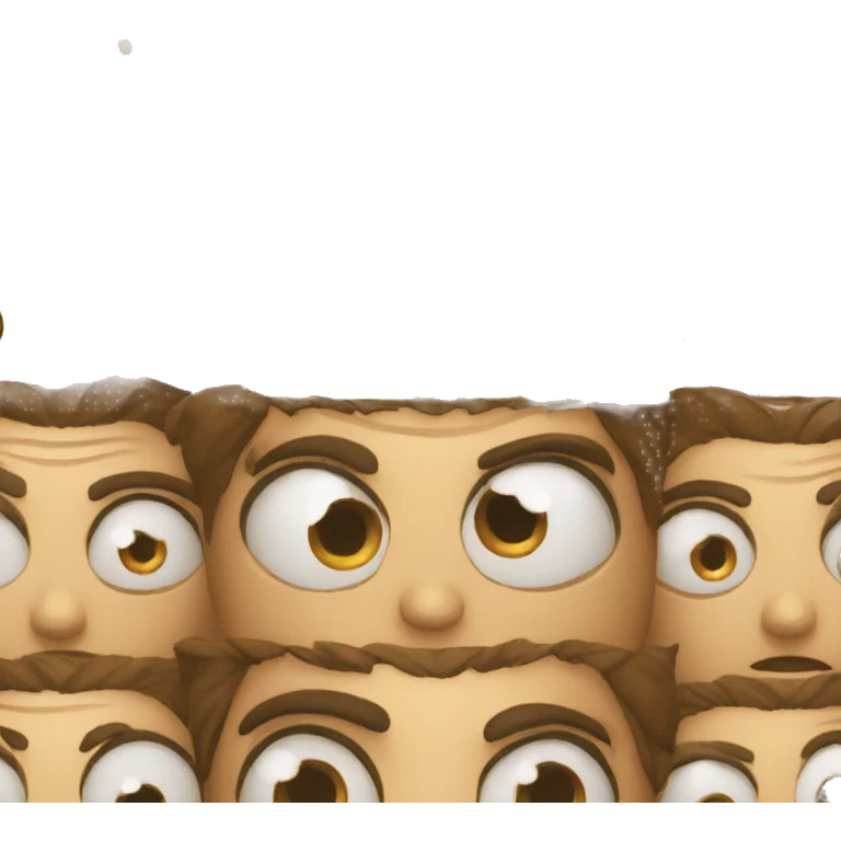 too many eyes emoji