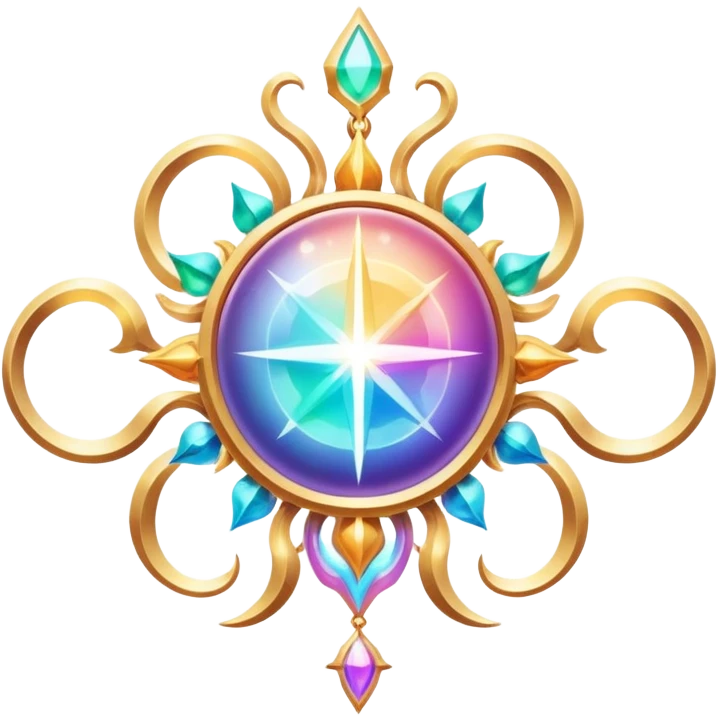 Epic divine legendary celestial complex detailed iridescent gradients aesthetic-scenery-Decorations emoji