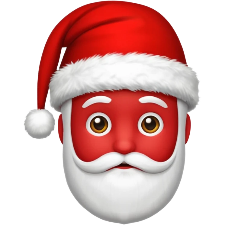 gorro do papai noel, apenas o gorro, sem nenhum rosto  emoji