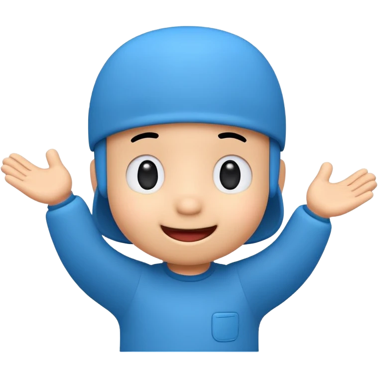 Dessin animé pocoyo emoji