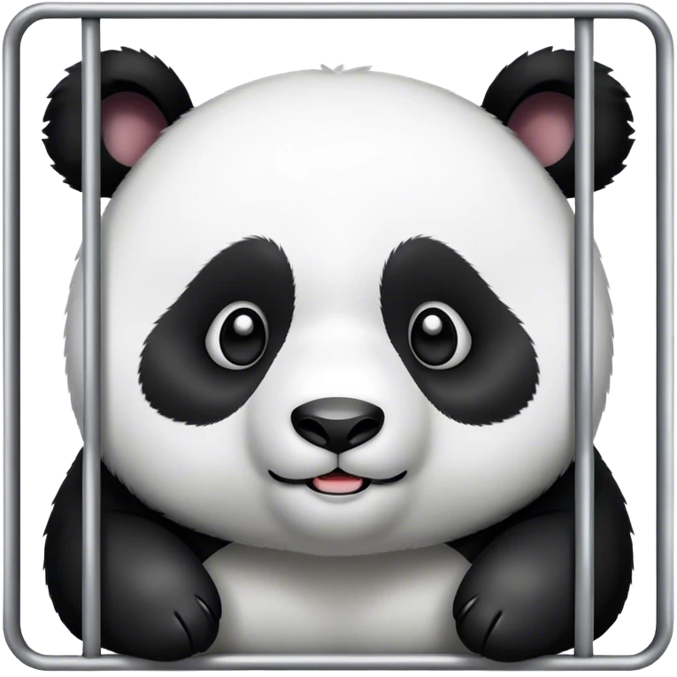 caged panda emoji