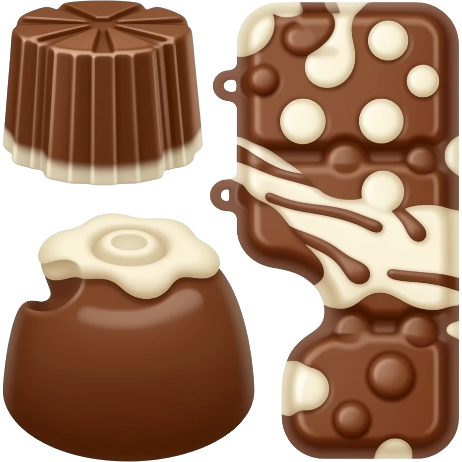 rubber chocolate molds emoji