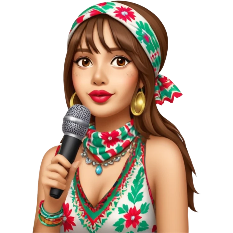 Colorful Singer emoji