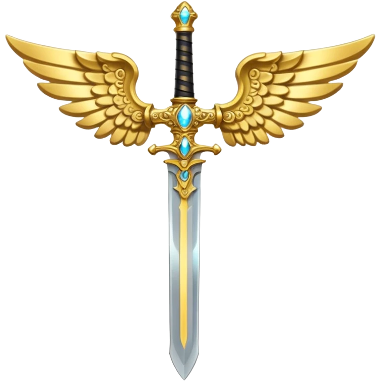 angel sword emoji