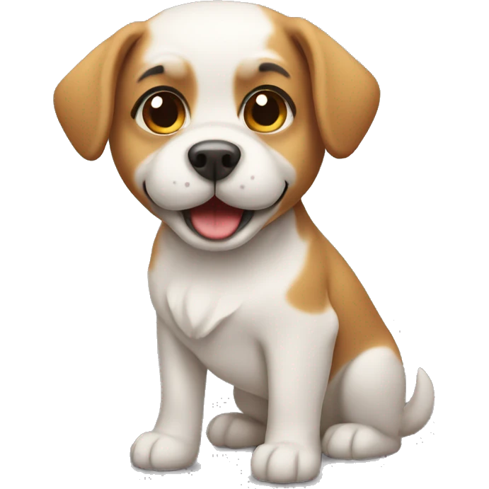 Cute dog emoji