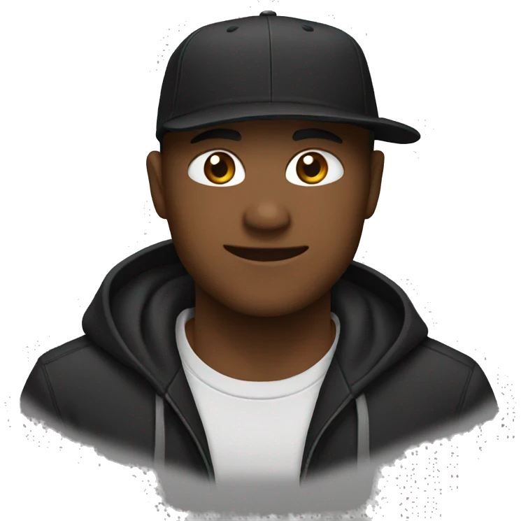 Black cap emoji