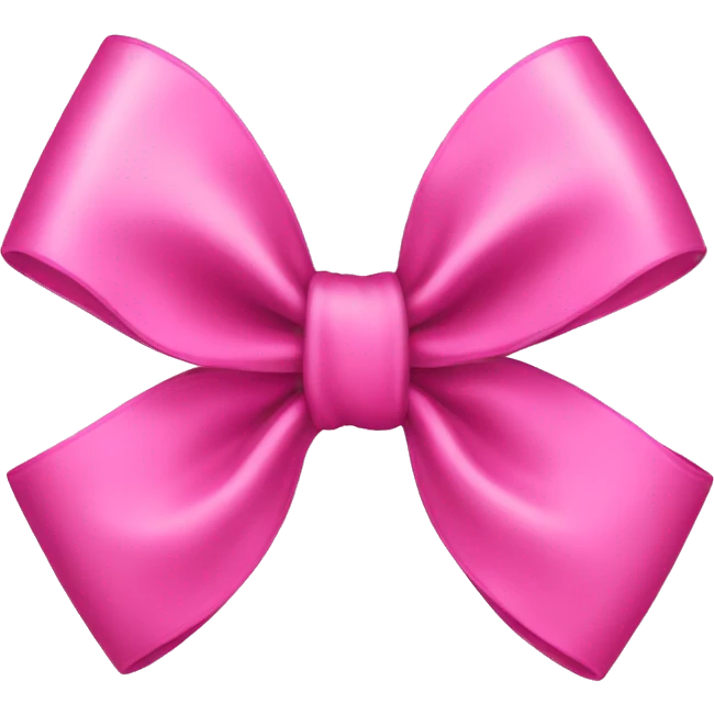 Pink bow  emoji