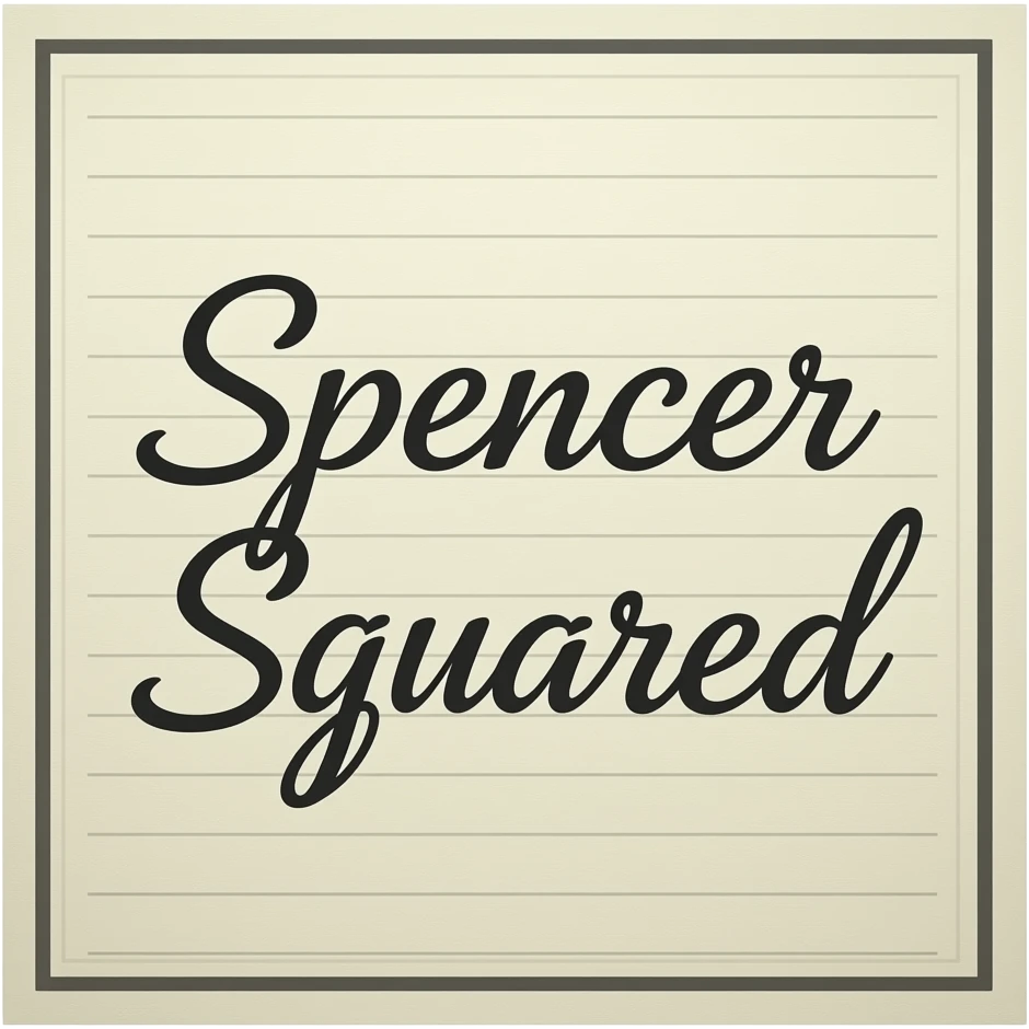 Spencer Squared in letter form emoji