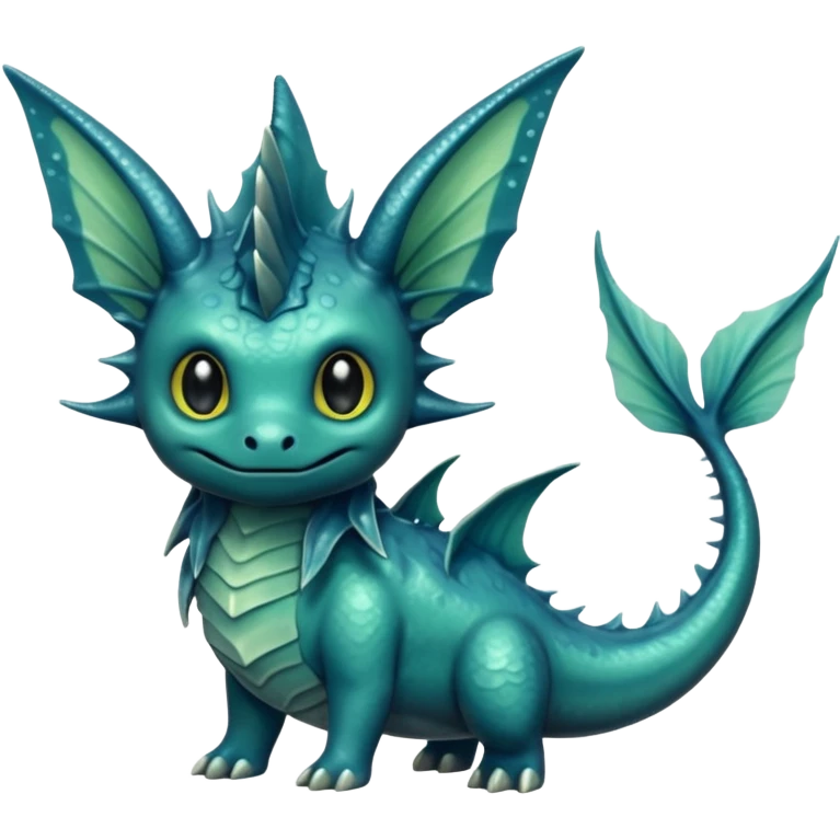 Deep-Dark-Swamp-Seafoam-Green Murky Gloomy Dull Swampy Muddy Vaporeon-Swamp-Monster emoji