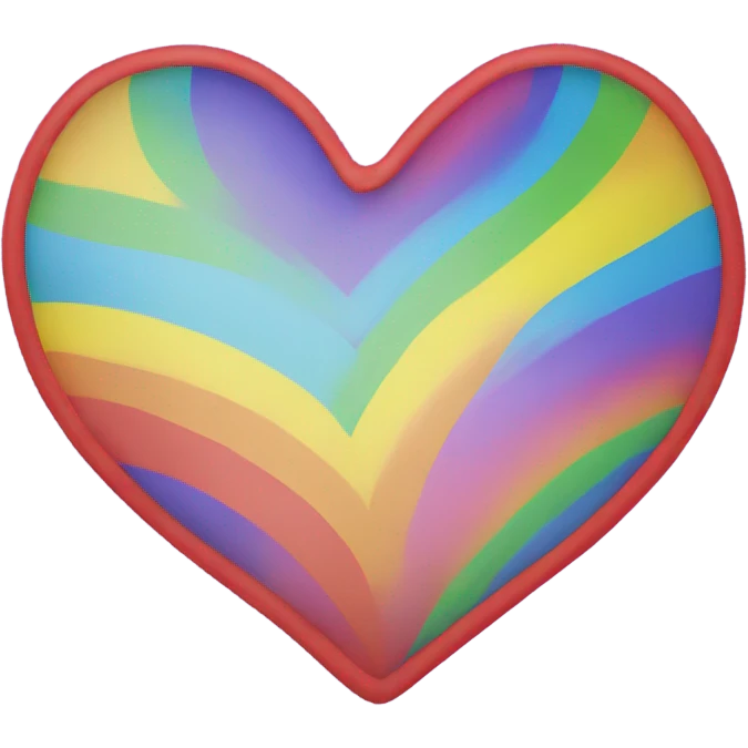 rainbow heart emoji