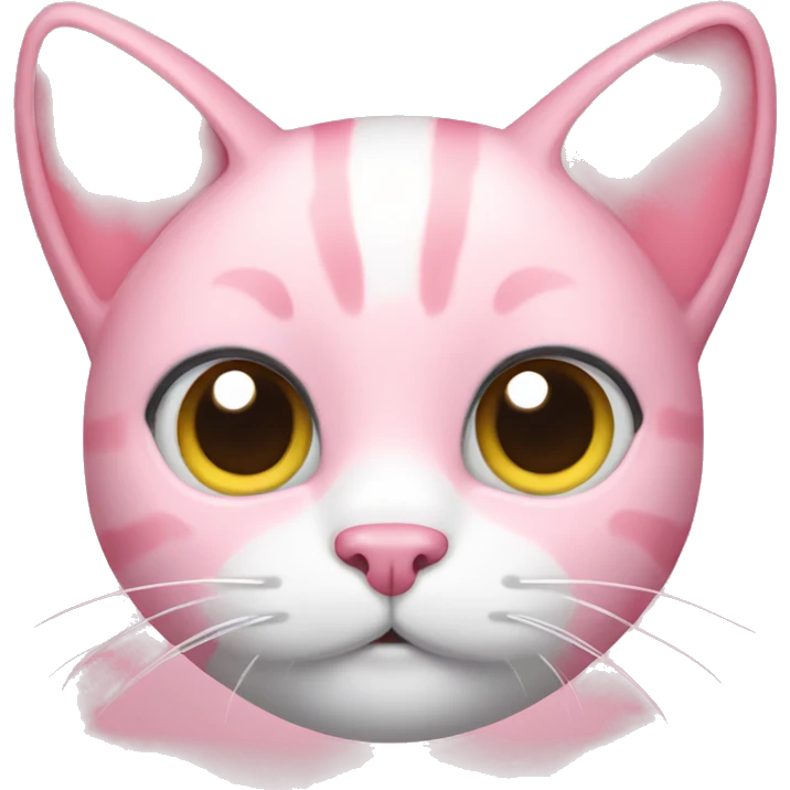 Pink cat emoji