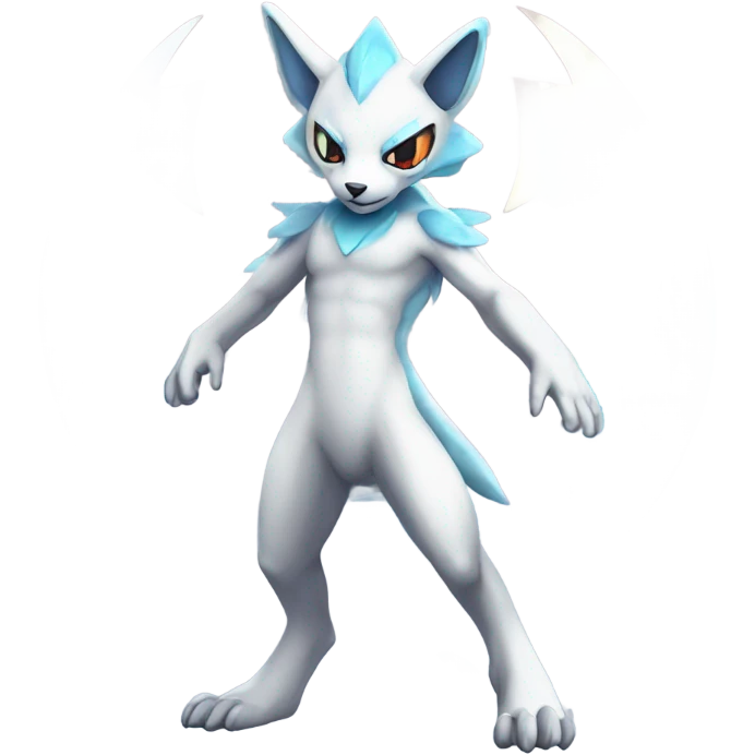 Shiny Anthro Sona Fakemon Nebula Full Body emoji