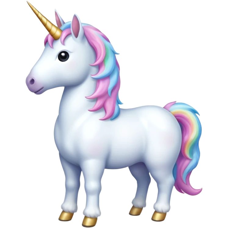 Unicorn full body emoji