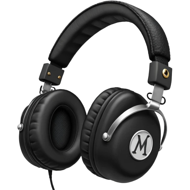 наушников  в стиле Marshall. emoji