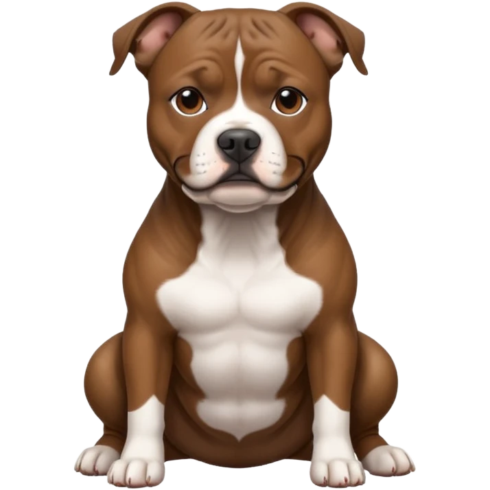 brindle staffordshire bull terrier emoji