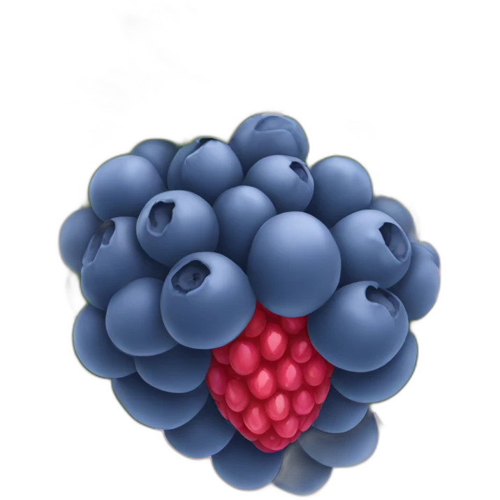 Framboise bleu emoji