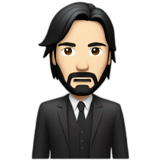 John wick ios emoji style emoji