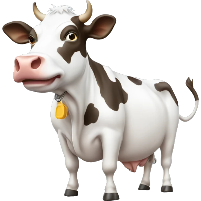 cow vaping emoji