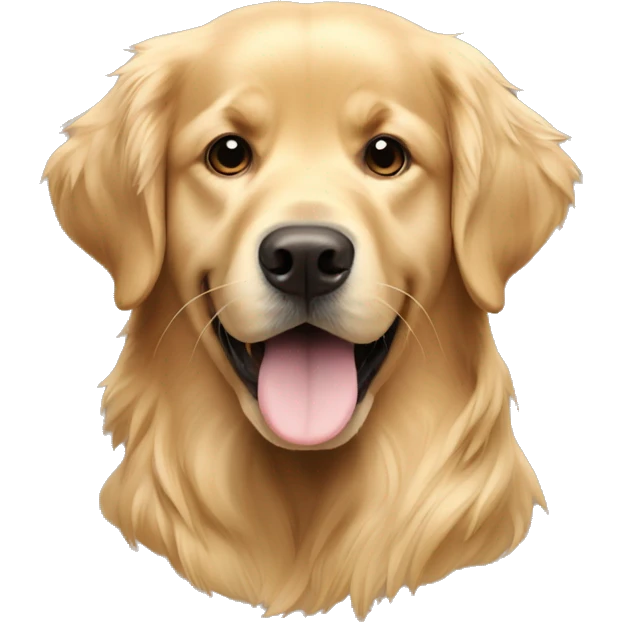 a golden retriever ￼ emoji