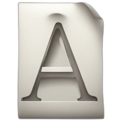 Letter A emoji