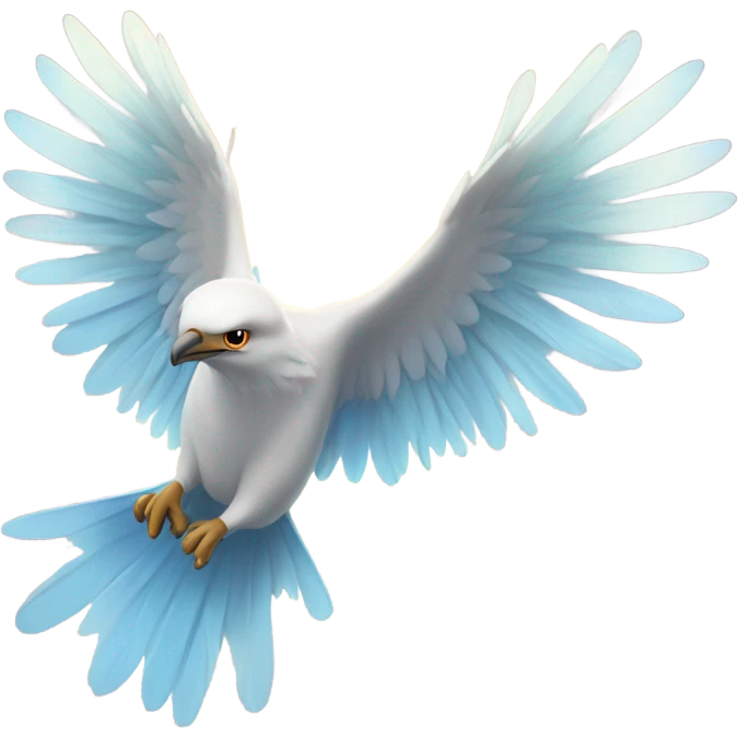 bird flying to heaven emoji