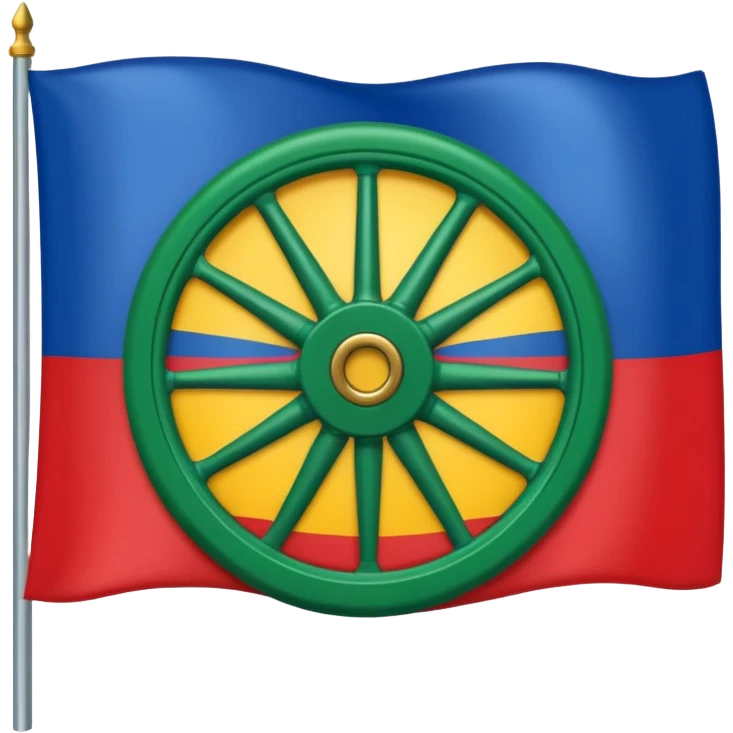 Drapeau gitan emoji