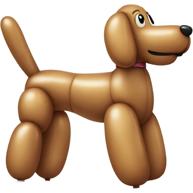 Balloon dog emoji