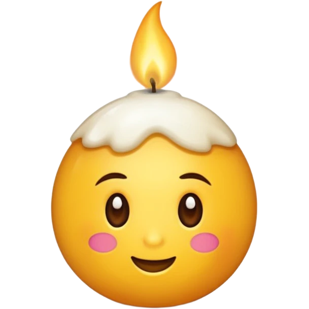 Crie emojis de uma química que produz velas emoji