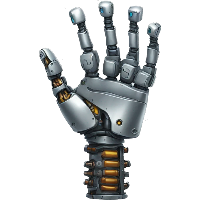 robot hand emoji