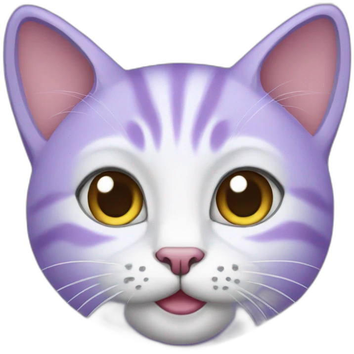 Lilac cat emoji