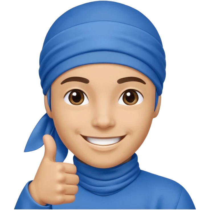 Persona de color con el pulgar arriba y que tengo un taper boricua y más maliante emoji