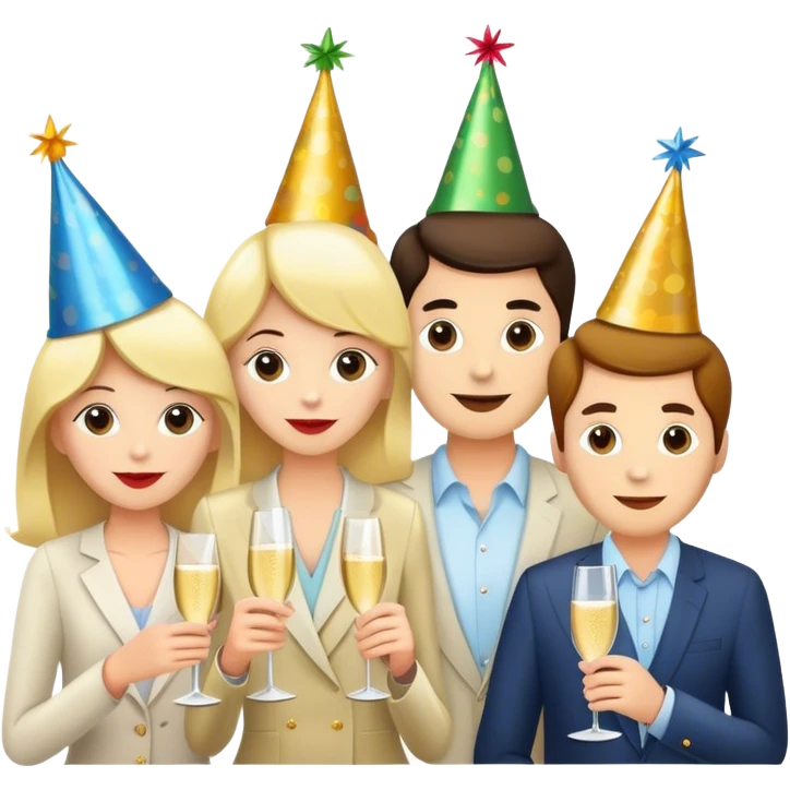 friend group getting drunk emoji