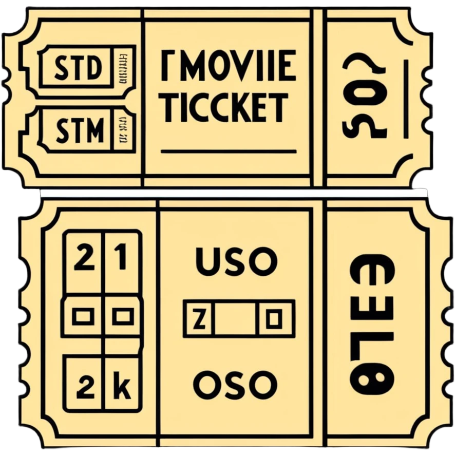 movie ticket emoji