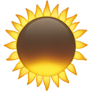 Sun peeking emoji