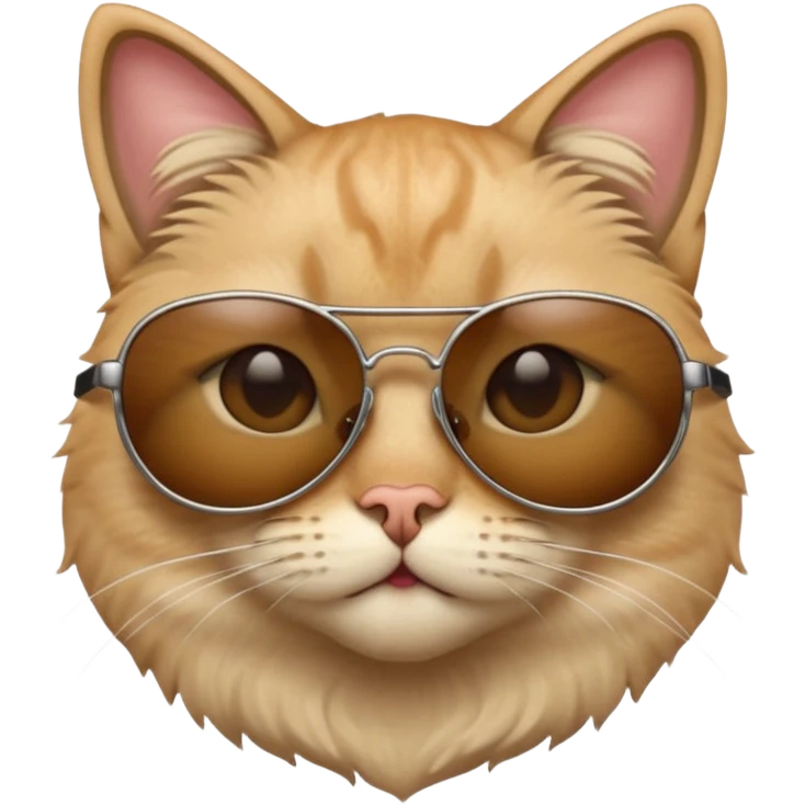 Cat wearing sunglasses emoji