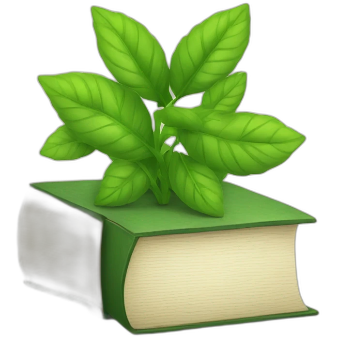 Book about plants emoji
