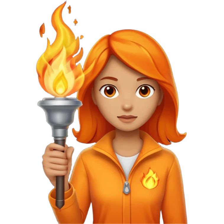 woman The torchbearer emoji