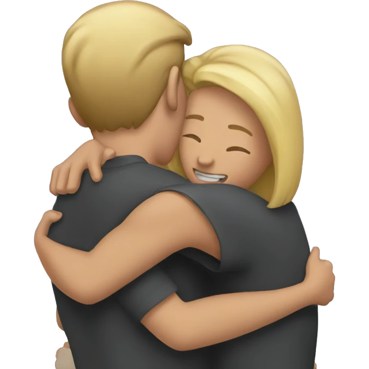 Couple hug  emoji
