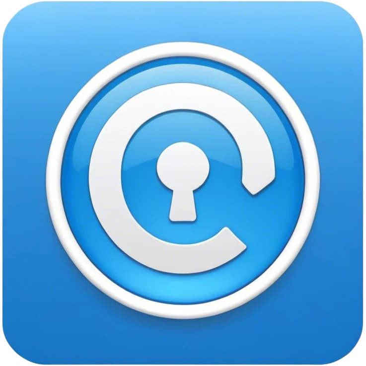 GIVEAWAY ICON WITH BLUE COLOR emoji