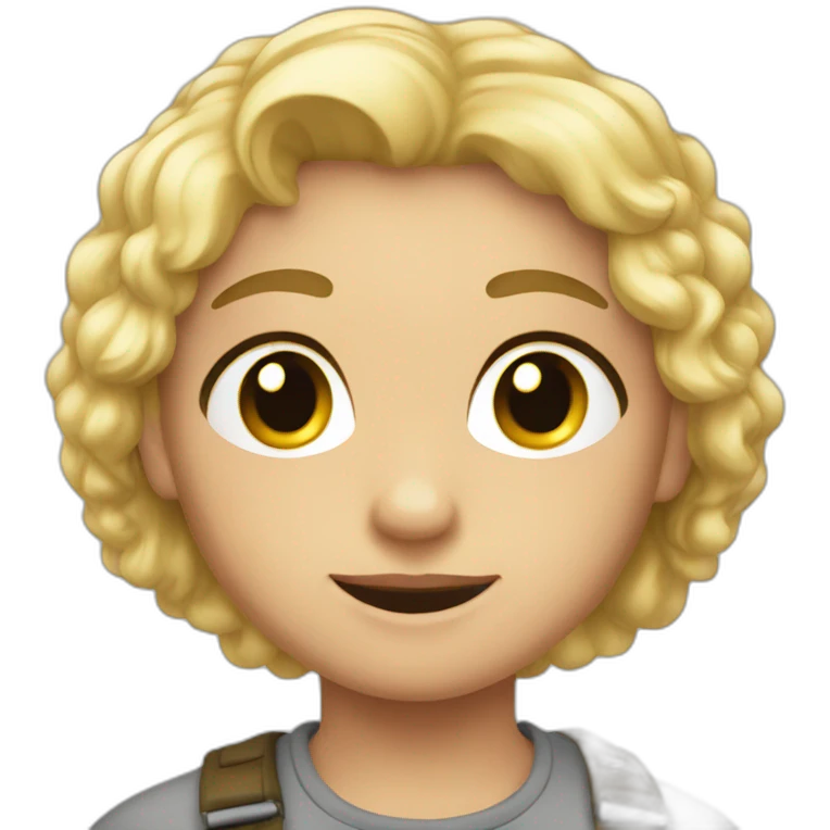 Joven rubia emoji