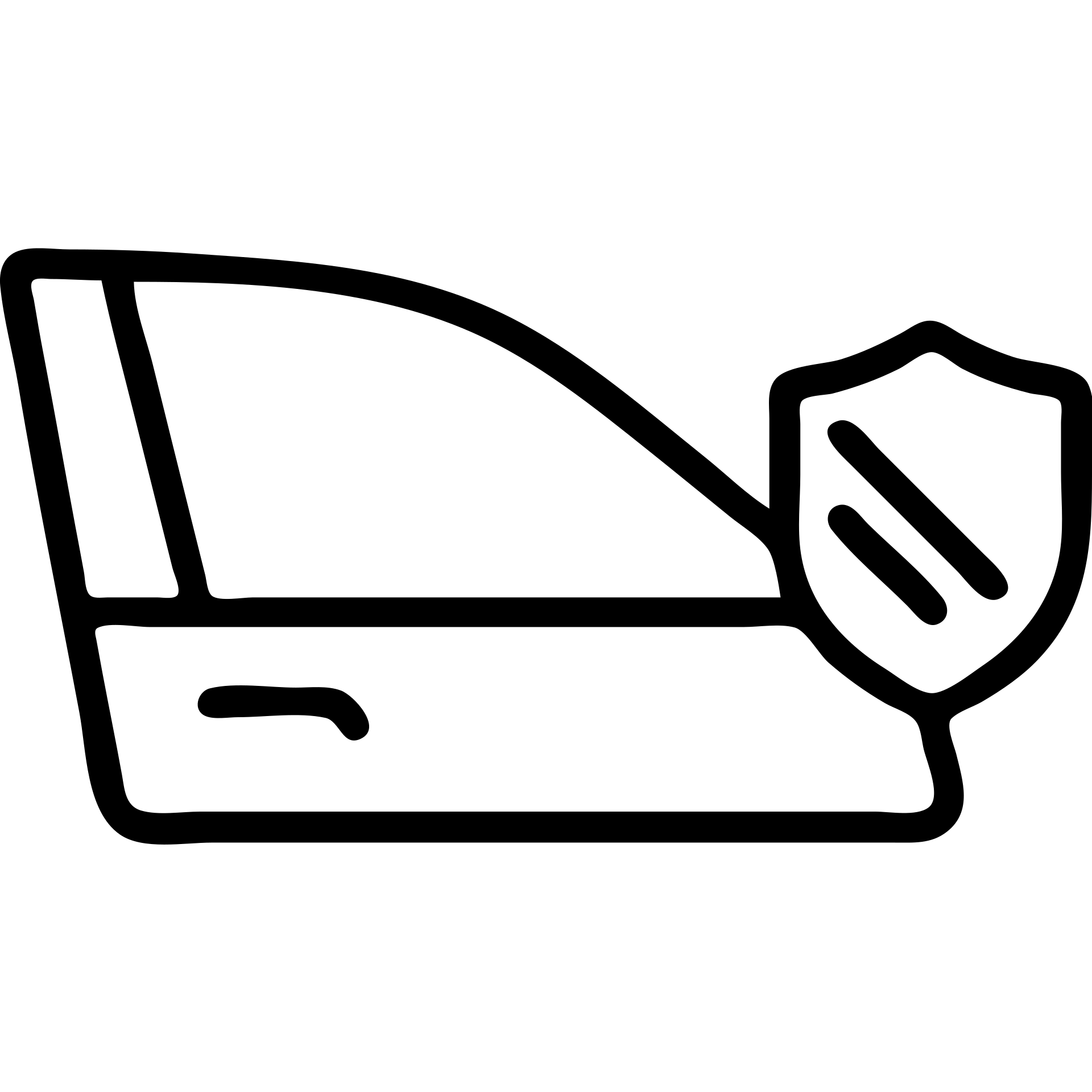 outlined icon of luxury car side window, clean lines, dark to gray gradient suggested with lines, small shield or blocked sunbeam, subtle shading, modern and simple emoji