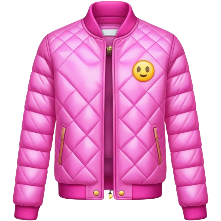Pink jacket emoji