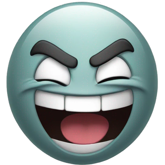 Angry laughing  emoji